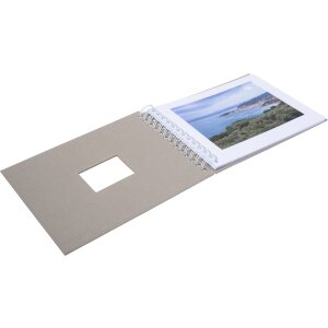 Álbum espiral HNFD BULDANA acanalado topo 23x17 cm 40 páginas blancas