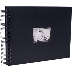 HNFD Álbum espiral BULDANA negro mate 23x17 cm 40...