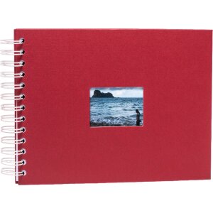 HNFD Álbum espiral BULDANA rosso acanalado 23x17...