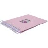 HNFD Álbum espiral BULDANA flamingo acanalado 23x17 cm 40 páginas blancas