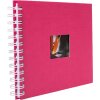 Álbum espiral HNFD BULDANA fucsia acanalado 23x17 cm 40 páginas blancas