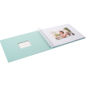 Álbum espiral HNFD BULDANA caribe acanalado 23x17 cm 40 páginas blancas