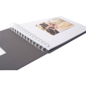 Álbum espiral HNFD BULDANA pizarra acanalada 23x17 cm 40 páginas blancas