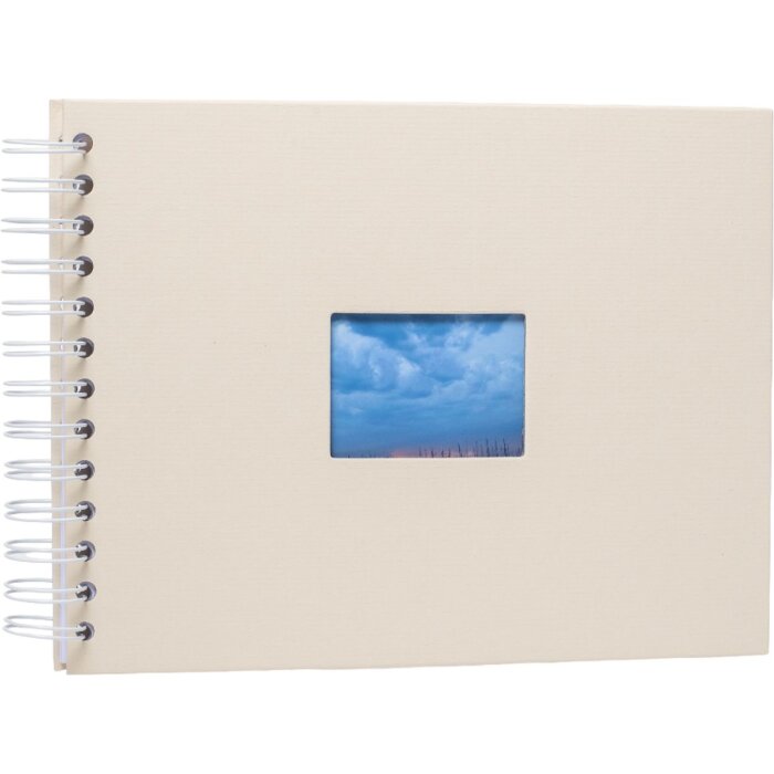 Álbum espiral HNFD BULDANA luz de vela 23x17 cm 40 páginas blancas