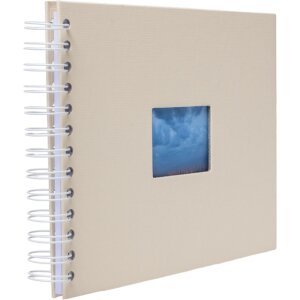 Álbum espiral HNFD BULDANA luz de vela 23x17 cm 40 páginas blancas