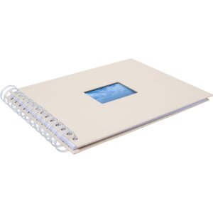 Álbum espiral HNFD BULDANA luz de vela 23x17 cm 40 páginas blancas