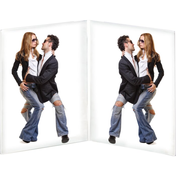 Walther Retrato Acrílico Marco Doble 2 Fotos 13x18 cm