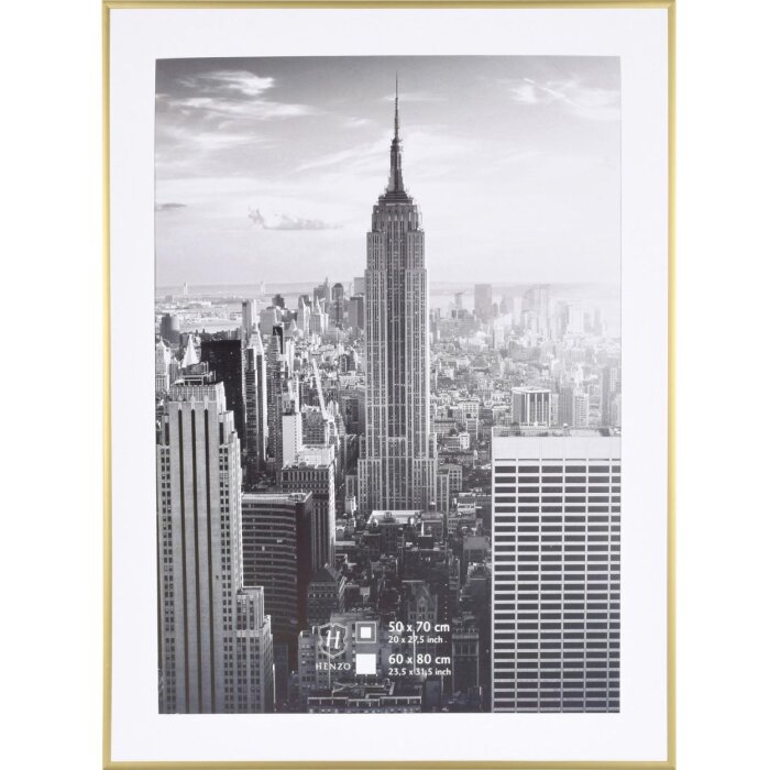Marco de aluminio Henzo Manhattan 60x80 cm dorado