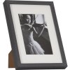 Marco de madera Viola 13x18 cm gris oscuro