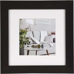 Marco moderno 15x15 cm marrón oscuro