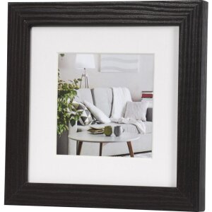 Marco moderno 15x15 cm marrón oscuro