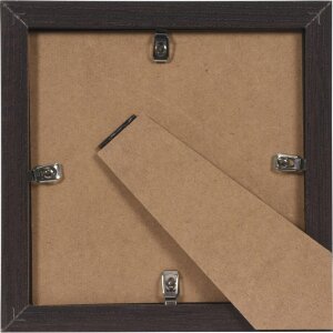 Marco moderno 15x15 cm marrón oscuro