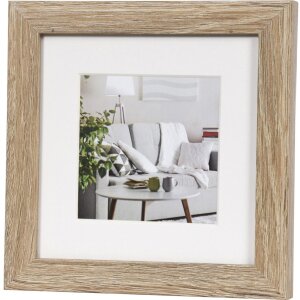 Henzo Marco Moderno 15x15 cm marrón medio con passepartout 10x10 cm