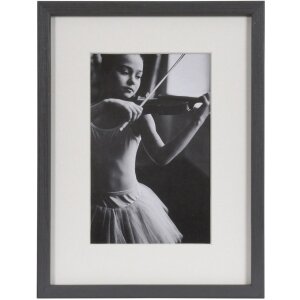 Marco de madera Viola 15x20 cm gris oscuro