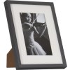 Marco de madera Viola 15x20 cm gris oscuro
