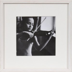 Henzo Marco de madera Viola 20x20 cm blanco