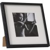 Henzo Viola marco de madera 20x20 cm negro con paspartú 13x13 cm