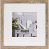 Henzo Marco Moderno 30x30 cm marrón medio con passepartout 18x18 cm