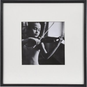Henzo Marco de madera Viola 30x30 cm marrón oscuro