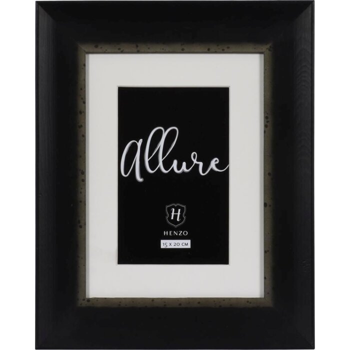Marco de madera Henzo Allure 15x20 cm negro