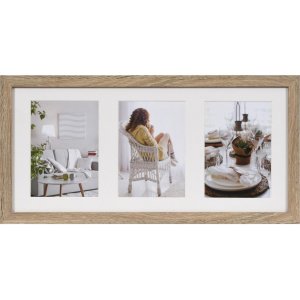 Galería de fotos Moderno 23x50 cm marrón...