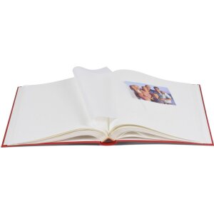 Henzo Álbum Jumbo Nexus rojo 29x32 cm 100 páginas blancas
