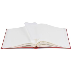 Henzo Álbum Jumbo Nexus rojo 29x32 cm 100 páginas blancas