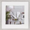 Henzo Marco moderno blanco 40x40 cm con passepartout 28x28 cm
