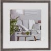 Henzo Marco Moderno 40x40 cm gris oscuro con passepartout 28x28 cm
