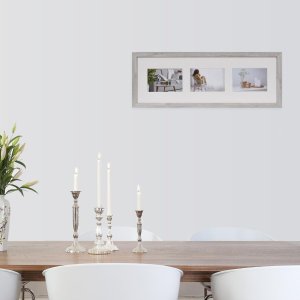 Henzo Galería de fotos Modern 20x60 cm blanco 3 fotos 10x15 cm