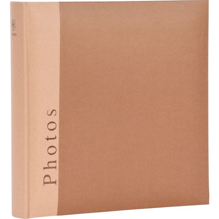 Henzo Álbum Jumbo Capítulo marrón 30x30 cm 100 páginas blancas