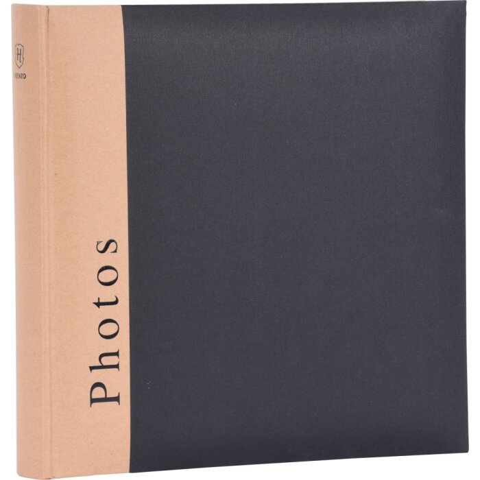 Henzo Álbum Jumbo Capítulo negro 30x30 cm 100 páginas blancas