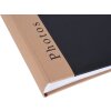 Henzo Álbum Jumbo Capítulo negro 30x30 cm 100 páginas blancas