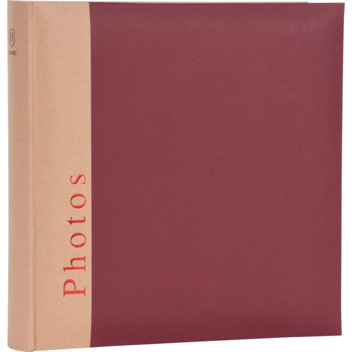 Henzo Jumbo Álbum de Fotos Capítulo rojo vino 30x30 cm 100 páginas blancas