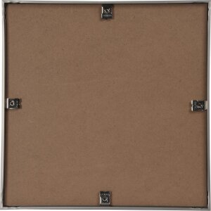 Henzo marco de aluminio Portofino 30x30 cm gris oscuro con paspartú 20x20 cm