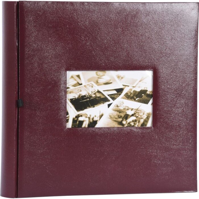 Álbum de fotos Jumbo Edition rojo 30x30 cm 100 páginas blancas
