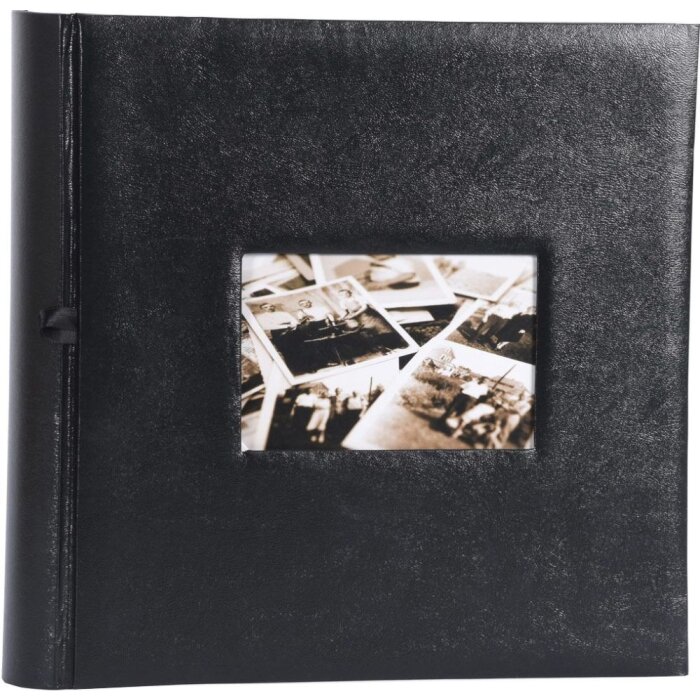 Henzo Álbum de Fotos Jumbo Edición negro 30x30 cm 100 páginas blancas