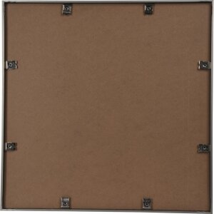 Henzo marco de aluminio Portofino 40x40 cm gris oscuro con passe-partout 30x30 cm