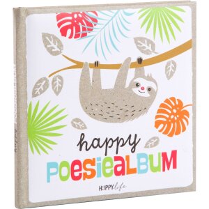 Goldbuch Álbum de poesía Happylife Pereza 16,5x16,5 cm 96 páginas blancas