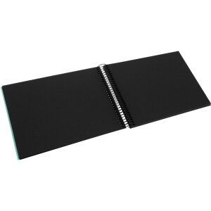 Goldbuch Álbum espiral Bella Vista aqua 23x17 cm 40 páginas negras