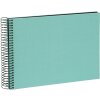 Goldbuch Álbum espiral Bella Vista aqua 23x17 cm 40 páginas negras