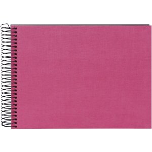 Goldbuch Álbum espiral Bella Vista fucsia 23x17 cm 40 páginas negro
