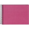 Goldbuch Álbum espiral Bella Vista fucsia 23x17 cm 40 páginas negro