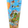 Mochila escolar Goldbuch 70 cm Mapa del mundo