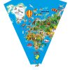 Mochila escolar Goldbuch 70 cm Mapa del mundo