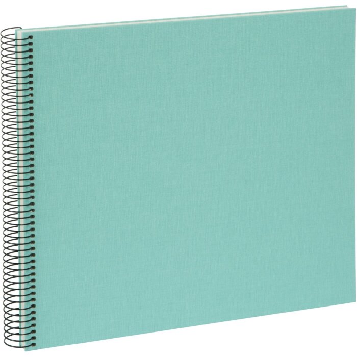Goldbuch Álbum espiral Bella Vista aqua 35x30 cm 40 páginas blancas