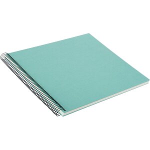 Goldbuch Álbum espiral Bella Vista aqua 35x30 cm 40 páginas blancas