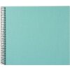 Goldbuch Álbum espiral Bella Vista aqua 35x30 cm 40 páginas blancas