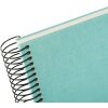 Goldbuch Álbum espiral Bella Vista aqua 35x30 cm 40 páginas blancas