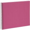 Goldbuch Álbum espiral Bella Vista fucsia 35x30 cm 40 páginas blancas